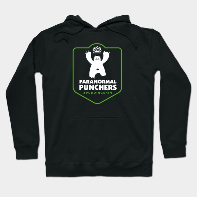 Paranormal Punchers #puddingskin Badge Hoodie by Paranormal Punchers